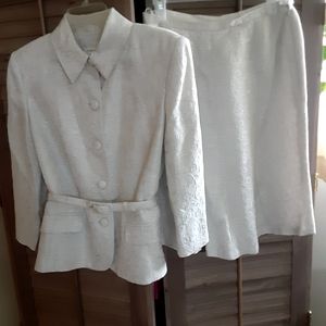 Suit jacket with skirt